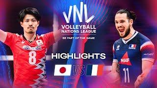  JPN vs.  FRA - Gold Match | Highlights | Men's VNL 2024