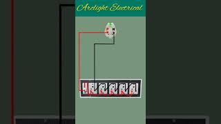 How to Give Connection to 5 SOCKETS from 1 SWITCH #shorts #youtubeshorts