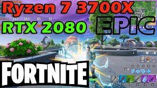 AMD Ryzen 7 3700X & RTX 2080: Fortnite Solo On EPIC Settings FPS Test