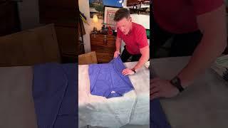 How the US Navy folds Long Sleeve Shirts, Best way!