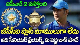 BCCI Planing Second IPL With Senior Players | Dhoni | 2025 IPL | Telugu Buzz