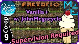 Factorio Vanilla+ 9 - Grunting Katherine - co-op with JohnMegacycle