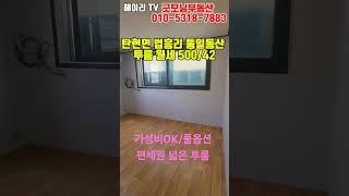 NO. 49M [파주 투룸] 파주 탄현면 법흥리 통일동산 신세계첼시아울렛 헤이리 투룸 월세 500/42만 풀옵션 개방감 좋고 채광좋은 깔끔한 넓은 투룸#shorts