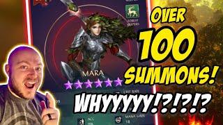 MARA - The Ultimate NUKE Hero!! Over 100 summons to upgrade my AOE damage team! | Gemstone Legends