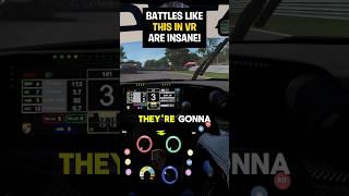 SimRacing battles in VR are INSANE! #simracing #gaming #shorts