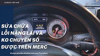 Chẩn đoán và sửa chữa lỗi nặng lái và không chuyển số được trên Merc CLA