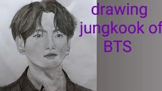 drawing jungkook of BTS ||the creative pod||