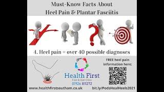 4th must know fact about heel pain & plantar fasciitis.