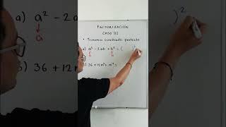 Caso III. Factorización de un Trinomio Cuadrado Perfecto #matematicas #math #Grajeda