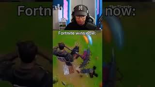 Fortnite wins then VS now... #Shorts