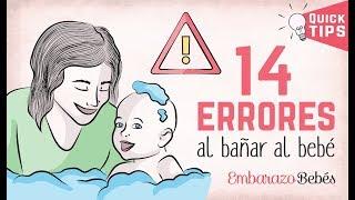 14 ERRORES al BAÑAR AL BEBÉ  ¡No hagas esto!