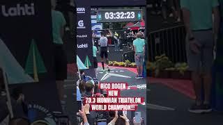 Rico Bogen, New 70.3 Ironman Triathlon World Champion! Lahti, Finland 2023!