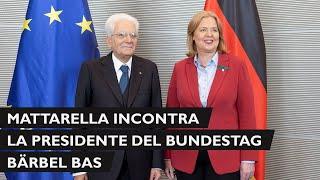 Il Presidente Mattarella al Palazzo del Reichstag