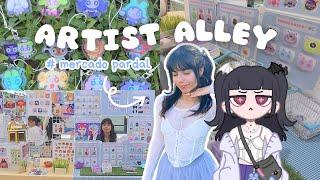 Art market ARTIST ALLEY Vlog : Prepping for a market, sharing the table with my sister