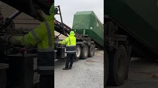 AT YOUR SERVICE TRASH #wastemanagement #compactor #trash