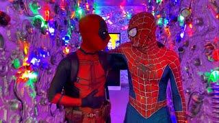 SPIDER-MAN AND DADPOOL CATCH VILLAIN | ЧЕЛОВЕК-ПАУК И ДЭДПУЛ ЛОВЯТ ЗЛОДЕЯ