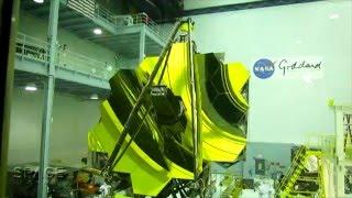 James Webb Space Telescope's Assembled Golden Mirror Is Sight To Behold | Video