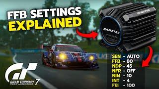 Gran Turismo 7 Wheel Settings after 1.49 – Fanatec ClubSport DD+