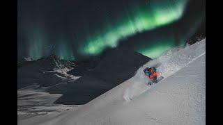 Lyngen Alps: Skiing under Northern lights & ski touring in arctic snow storms in Northern Norway