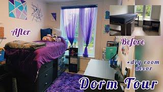 Bowie State University ELLC Dorm Tour + DIY Room Decor // College Dorm Tour