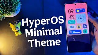 HyperOS Minimal Theme For Any Xiaomi Devices | New Lock Screen Ui | #hyperos