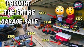 Buying out this garage sale cost me every cent I had....