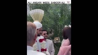 Saboor Ali and Ali Ansari Wedding