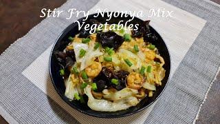 Chap Chye Nyonya / Stir Fry Nyonya Mixed Vegetables