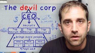 I let the interviewees know it's a pyramid scheme