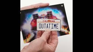 The Coin Company | Back To The Future 35th Anniversary 2oz Silver License Plate Coin