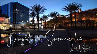 4K Walking Tour of Downtown Summerlin | Las Vegas, NV | January 2019