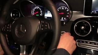 How to drive a Mercedes Benz C-Class car with automatic transmission MB C180 Coupe DIY