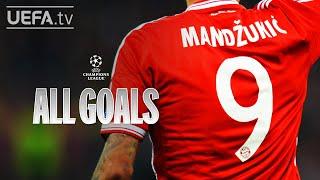 All #UCL Goals: MARIO MANDŽUKIĆ