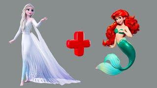 What If Disney Princesses Became The Little Mermaid?