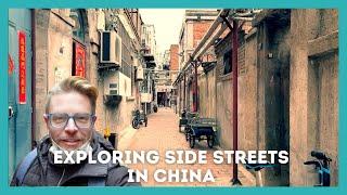 Exploring The Unseen Side Streets in Tianjin China | Chinese Antique Market | Eating Noodles