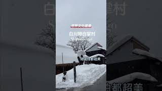 人生必須去一次合掌村！雪季去合掌村真的好夢幻️