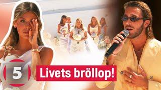 Bröllopet är ÄNTLIGEN HÄR! Pernilla Wahlgren blir Pernilla Bauer | Wahlgrens värld | Kanal 5 Sverige