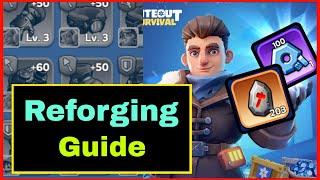 90% NEW players don't know this | Ultimate Guide on Reforging | Whiteout Survival | Gear Reforge