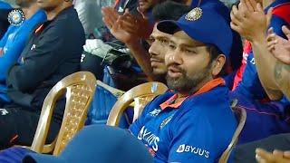 Rohit Sharma reaction on Rishabh Pant helicopter shot six...