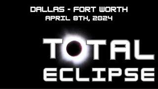 Dallas, TX - Total Eclipse Experience - Drone Shots & Live Reactions