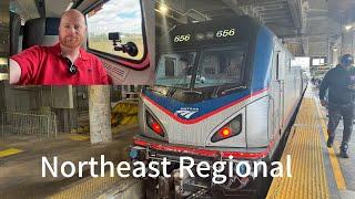 Amtrak Northeast Regional 119. New York to Washington in Business Class