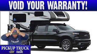 WTH GM! Confusing Chevy Silverado 1500 Slide-In Camper Info