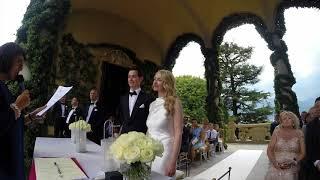 A Symbolic wedding ceremony at Villa Balbianello on Lake Como