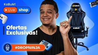  DROP de CADEIRA GAMER + Ofertas EXCLUSIVAS!  #KABUMLIVESHOP 10/10