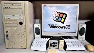 e-PC Intel Pentium 3 533 Mhz Socket Slot 1 370 start Windows 98 se in Year 2023 - Short Video