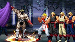 [Mugen KOF] Krauser Vs Andy Team