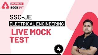 SSC JE | LIVE MOCK TEST (SET - 4) | ELECTRICAL ENGINEERING