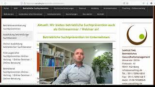 Betriebliche Suchtprävention mit SANSULTING