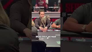 DOG AT THE POKER TABLE?!!  #pokernews #wsop2024