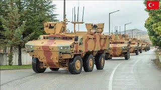 The FNSS PARS IV 6X6 Special Operations Armored Vehicle enters service with the Turkiye Army